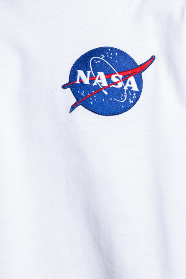 Nasa off 2024 white shirt